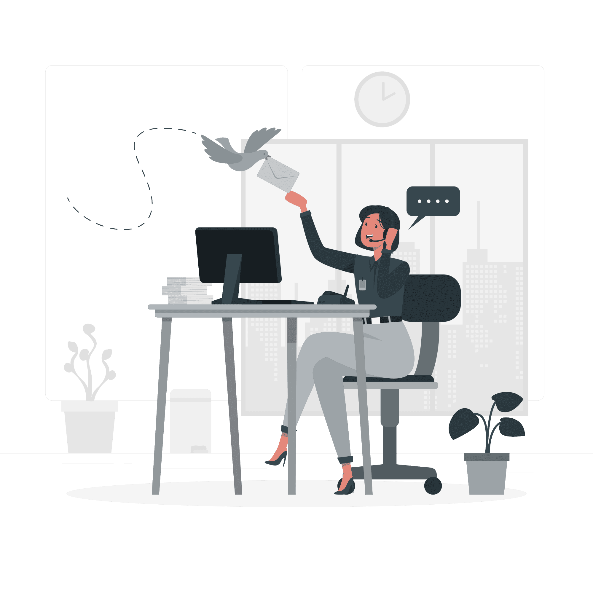 Contact Us Illustration